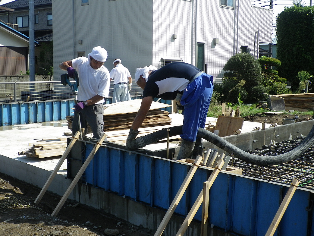 基礎鉄筋工事48